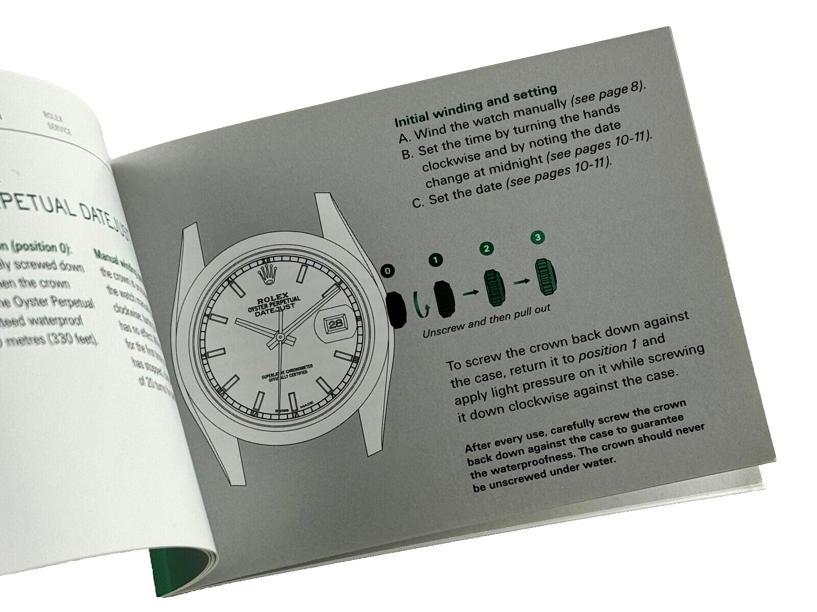 Rolex Oyster Perpetual Booklet 2016 