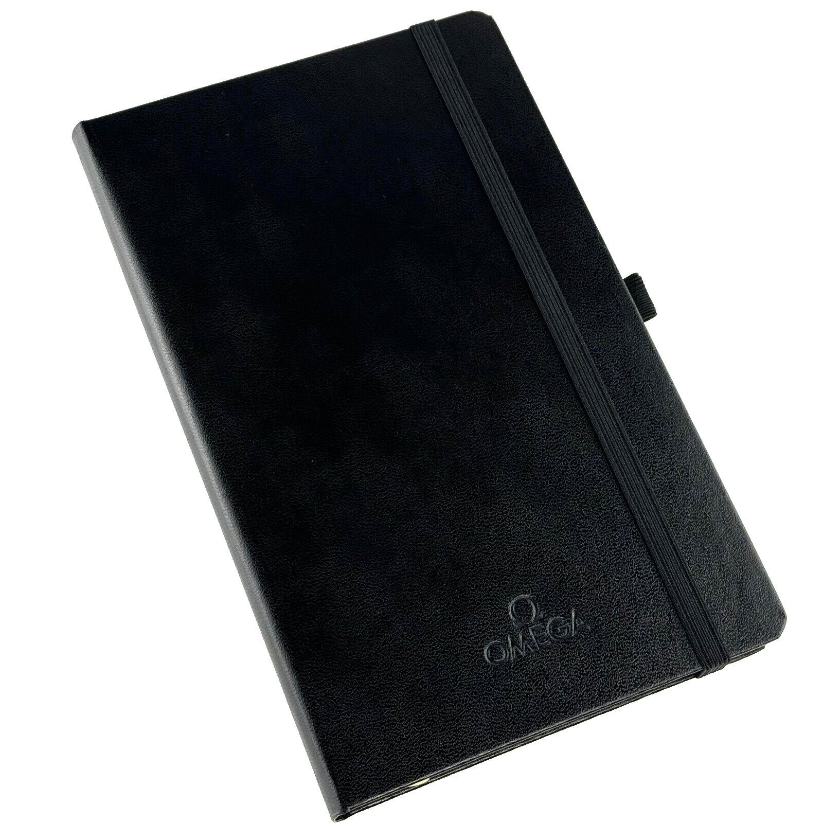OMEGA Notizbuch Planer Schreibwaren Schreibbuch notebook book Schwarz Black Buch Book