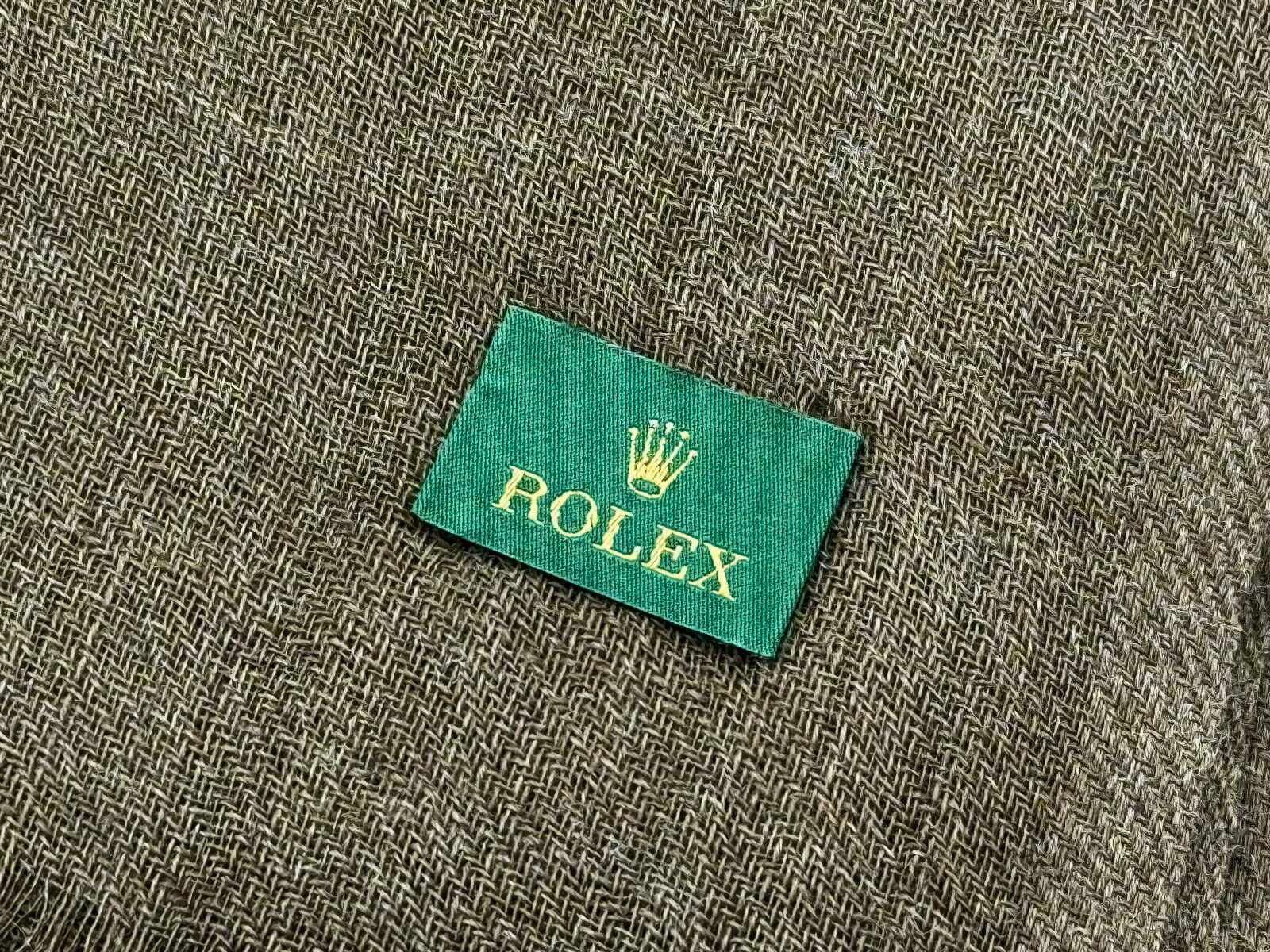 Rolex scarf brown