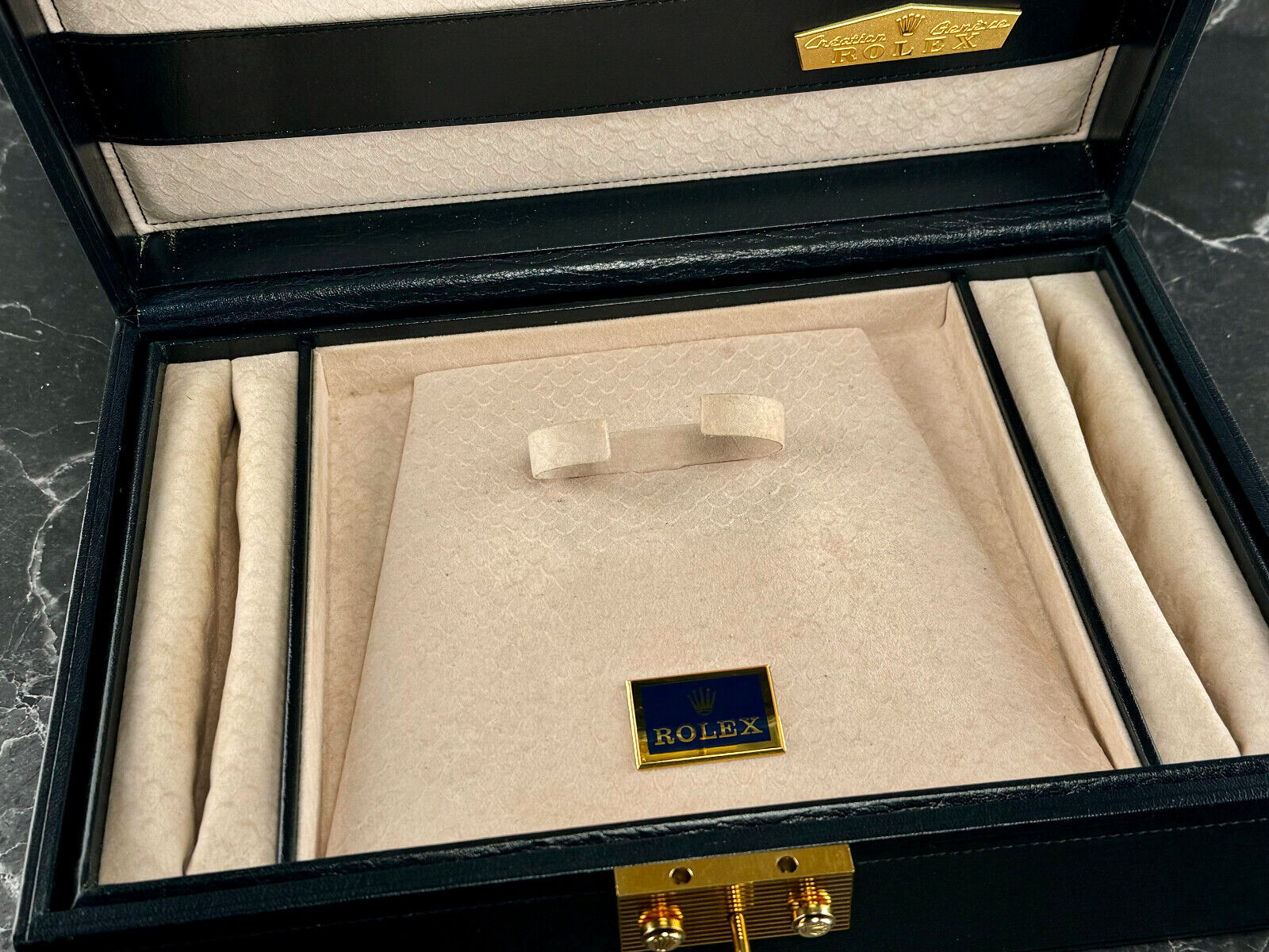 Rolex Vintage Box 51.00.01 Dunkelblau