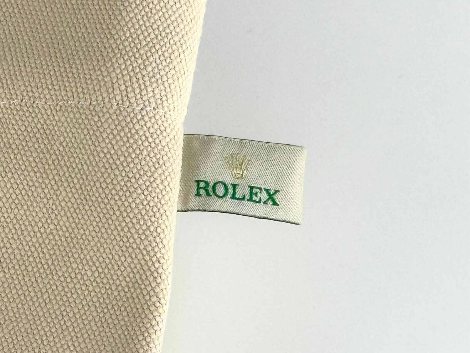 Rolex cotton bag beige