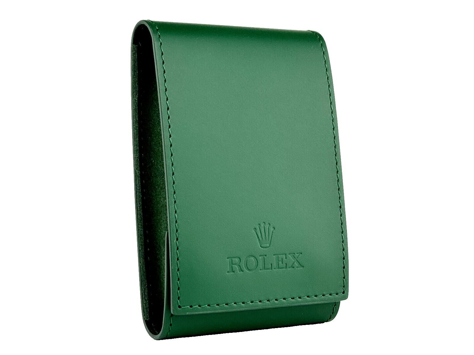 Rolex watch case with green outer box