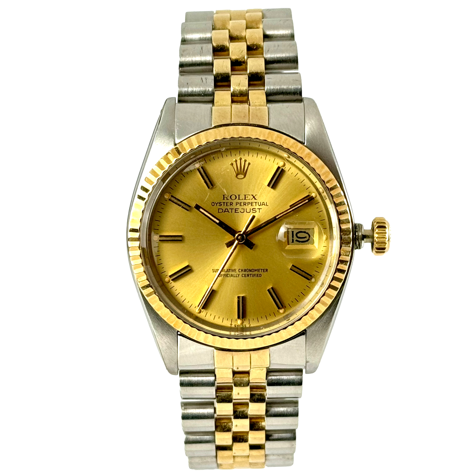  Rolex vintage Datejust 16013 36 mm Stahl / Gold Automatik Herrenuhr Men´s watch