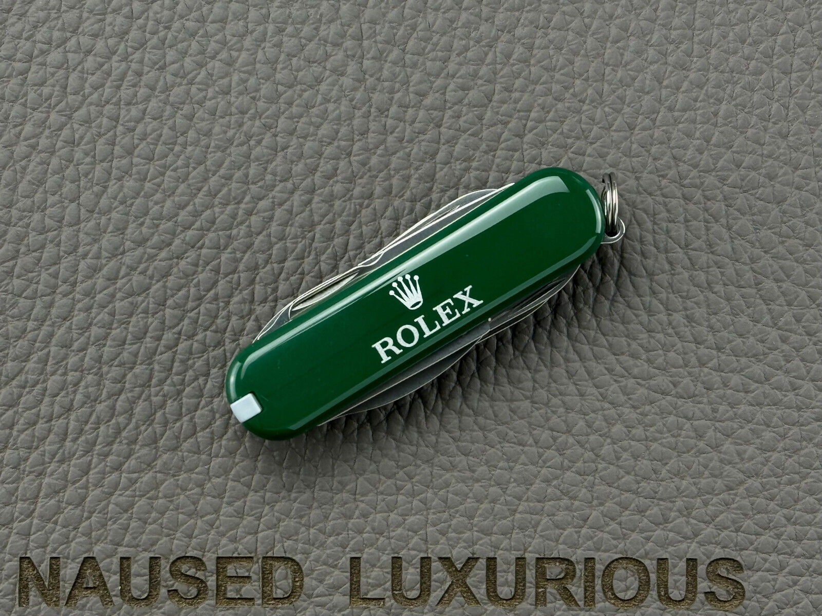 Rolex Victorinox Pocket Knife Green