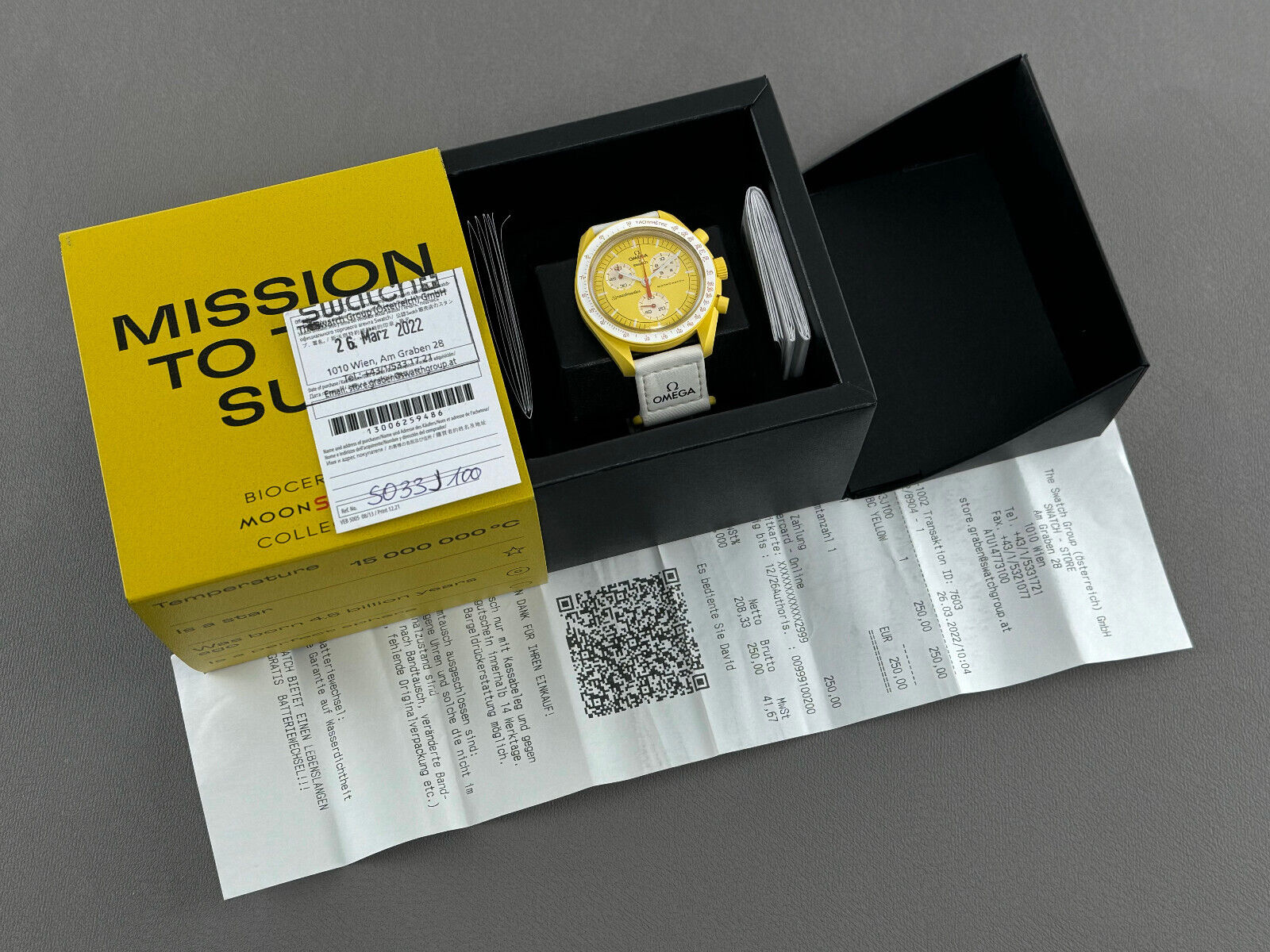 Omega x Swatch MoonSwatch Mission to the Sun SO33J100