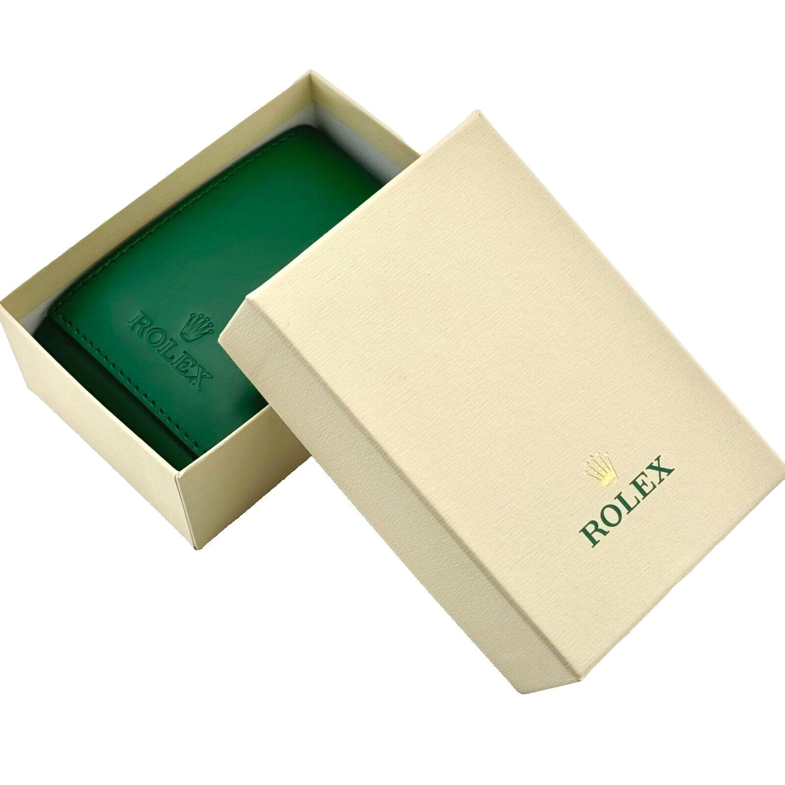 Rolex Uhrenetui mit Umkarton Grün