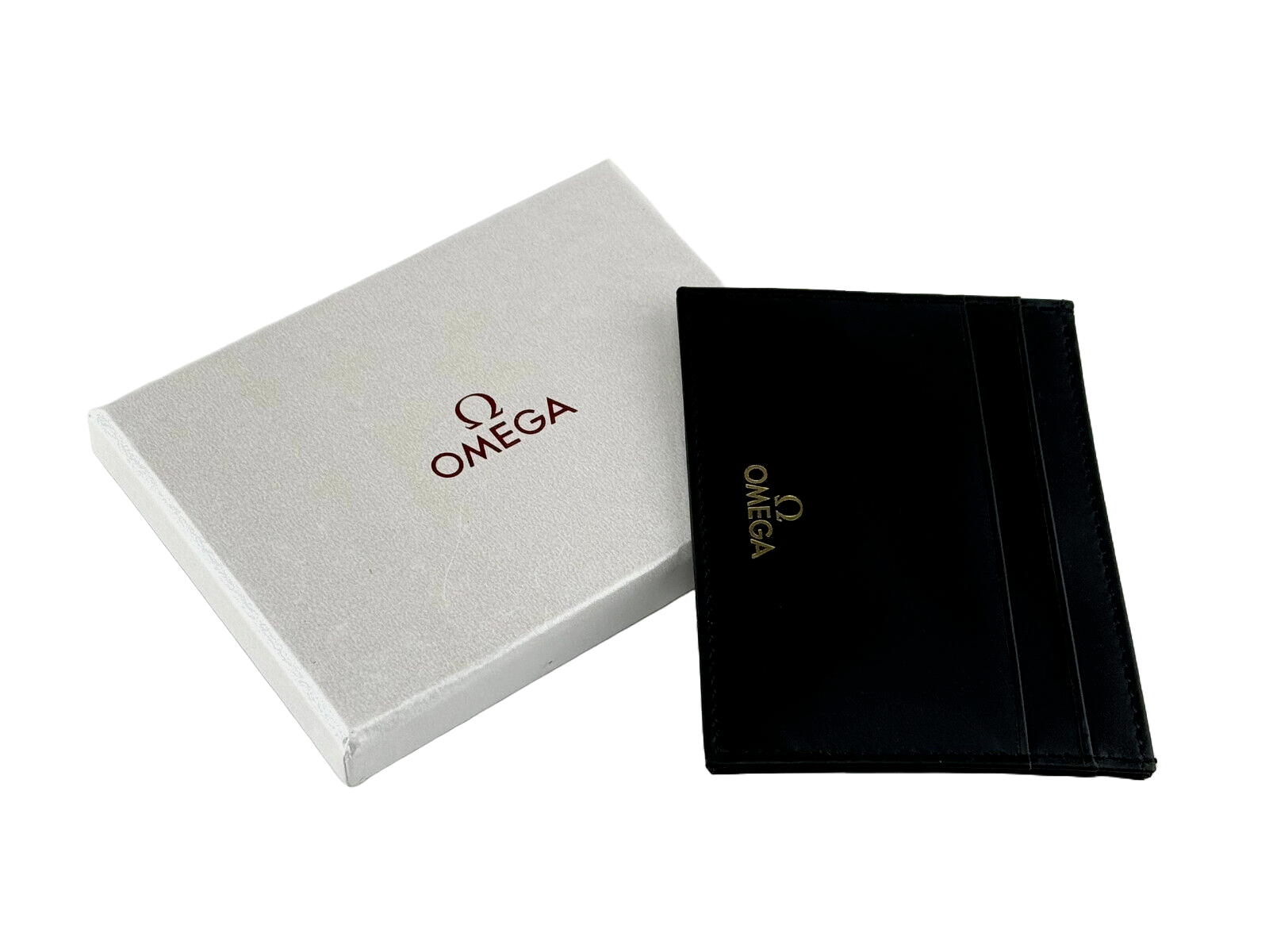 Omega card holder wallet black