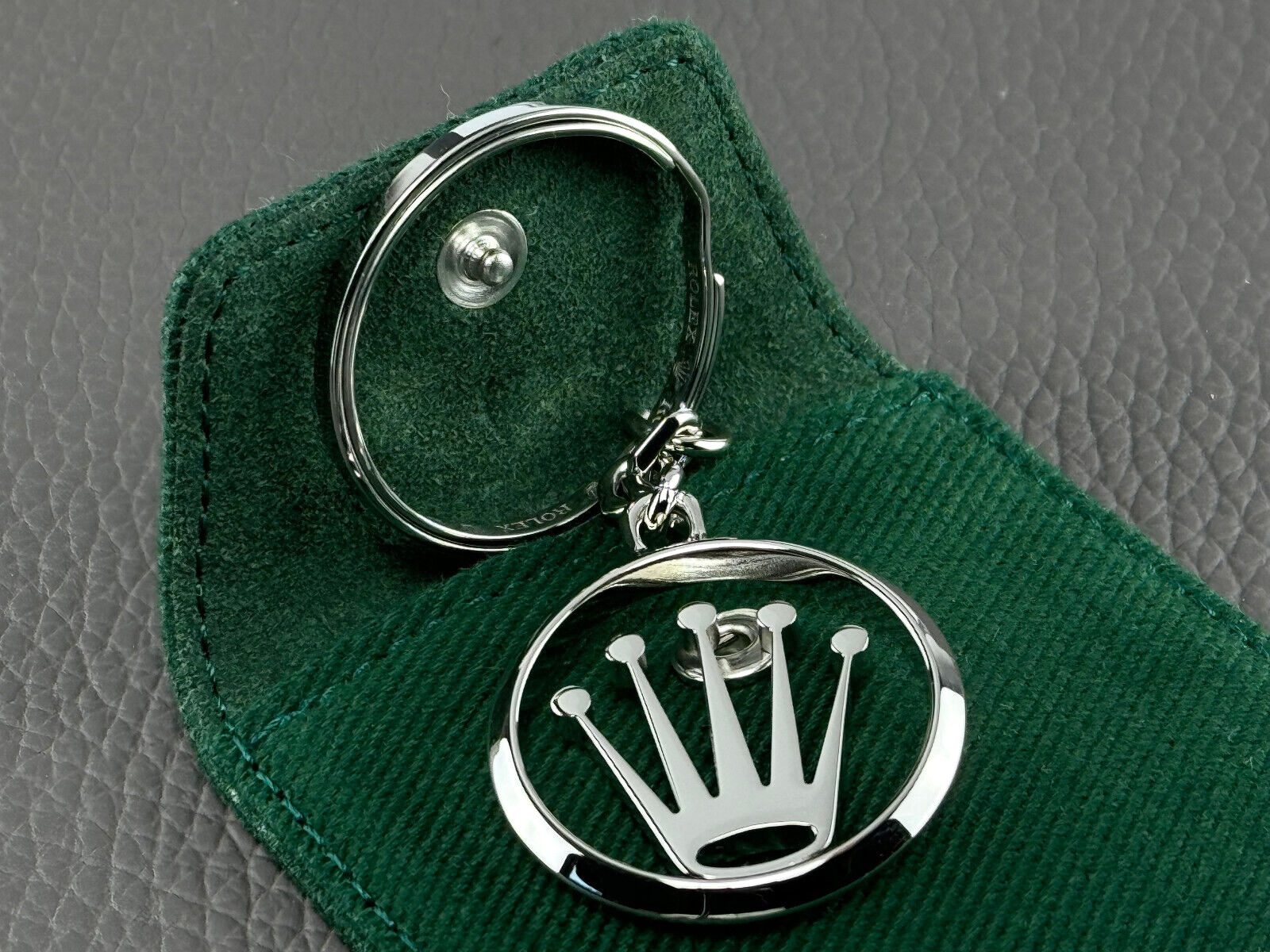 Rolex Schlüsselanhänger Anhänger keyring keychain key holder Edelstahl Silber