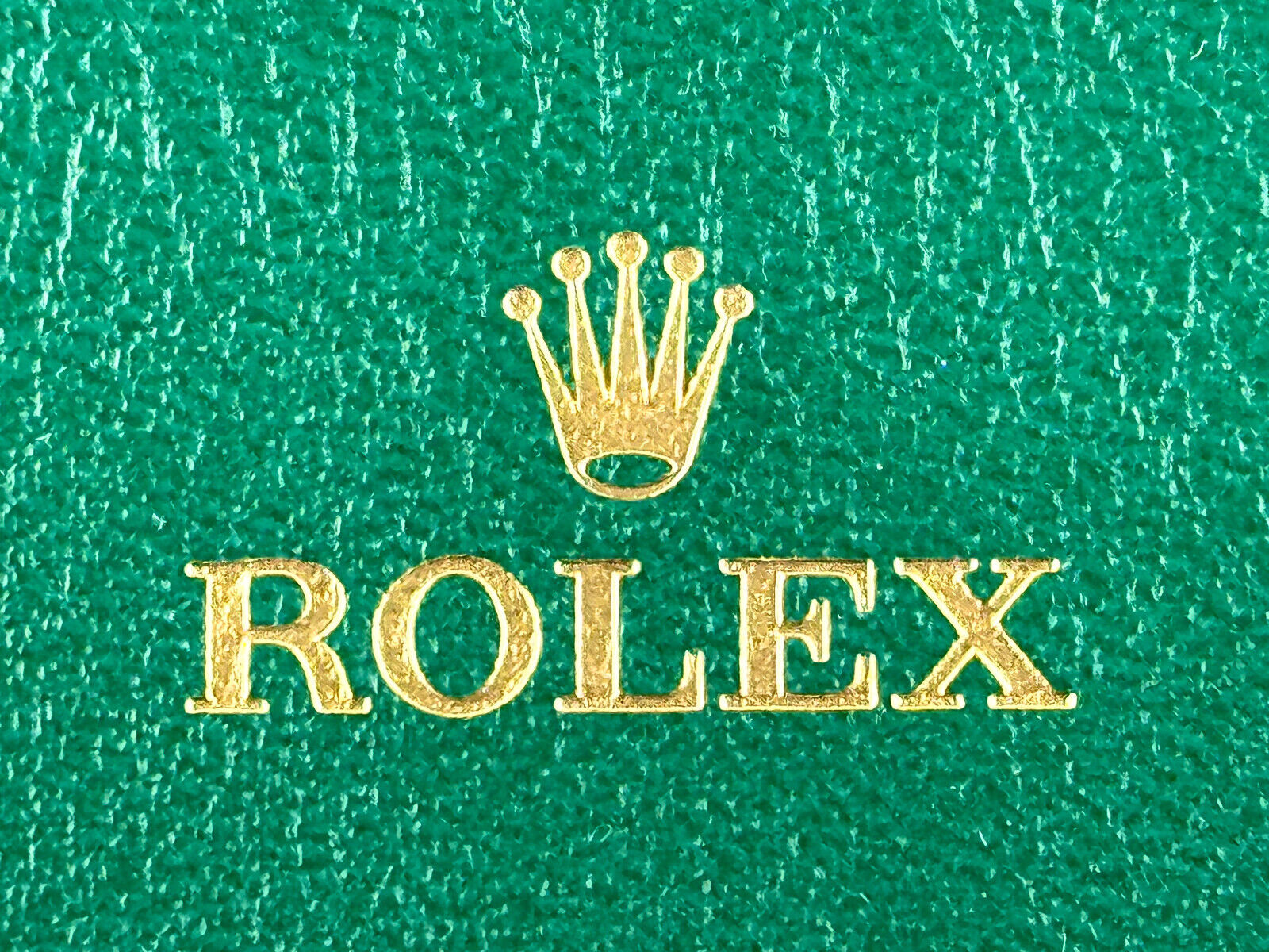 Rolex Kartenetui Grün