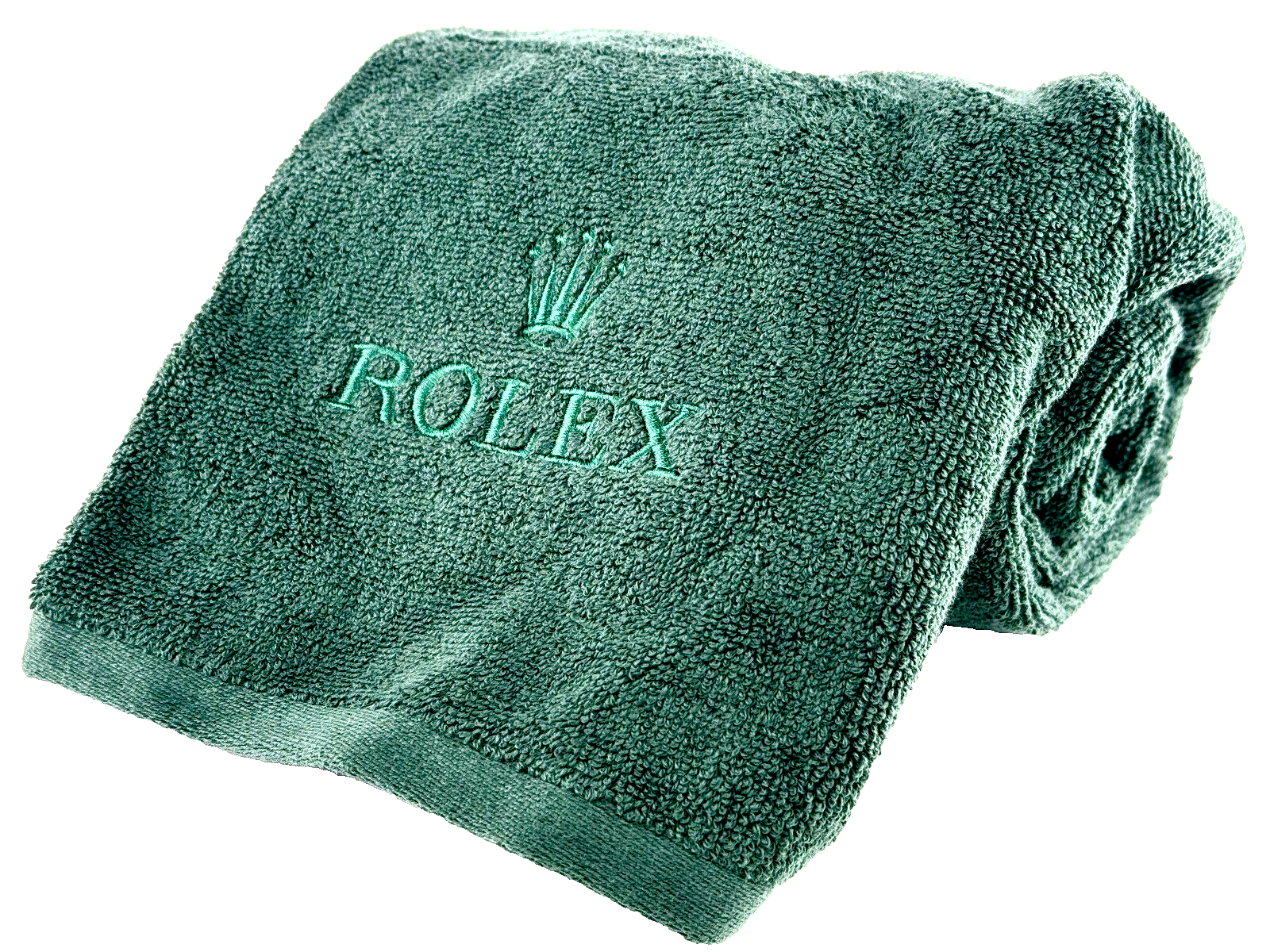 Rolex toiletry bag towel green