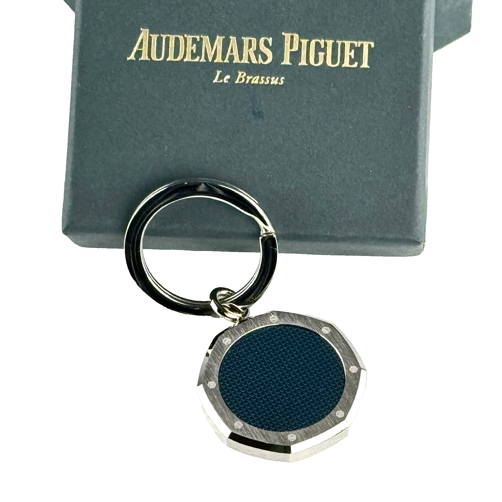 Audemars Piguet AP Schlüsselanhänger Anhänger Keyring Key Holder Blau Blue Key Ring